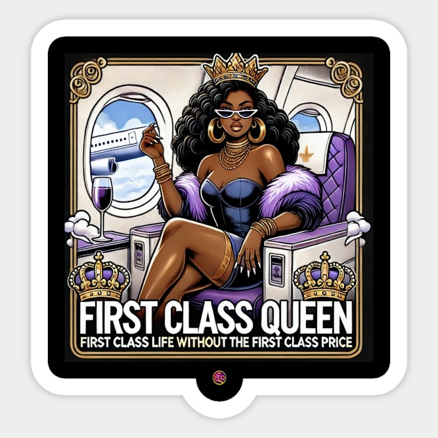 FirstClassQueen Sticker by FirstClassQueen